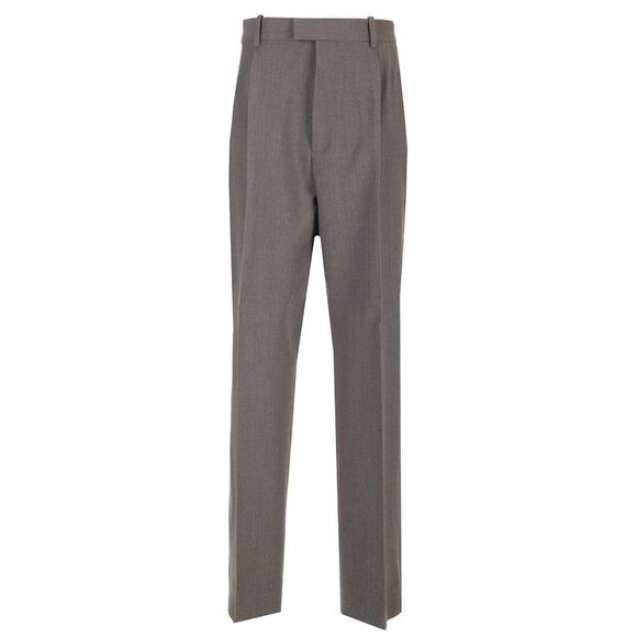 Bottega Veneta Women Stretch Wool Tricotine Trousers